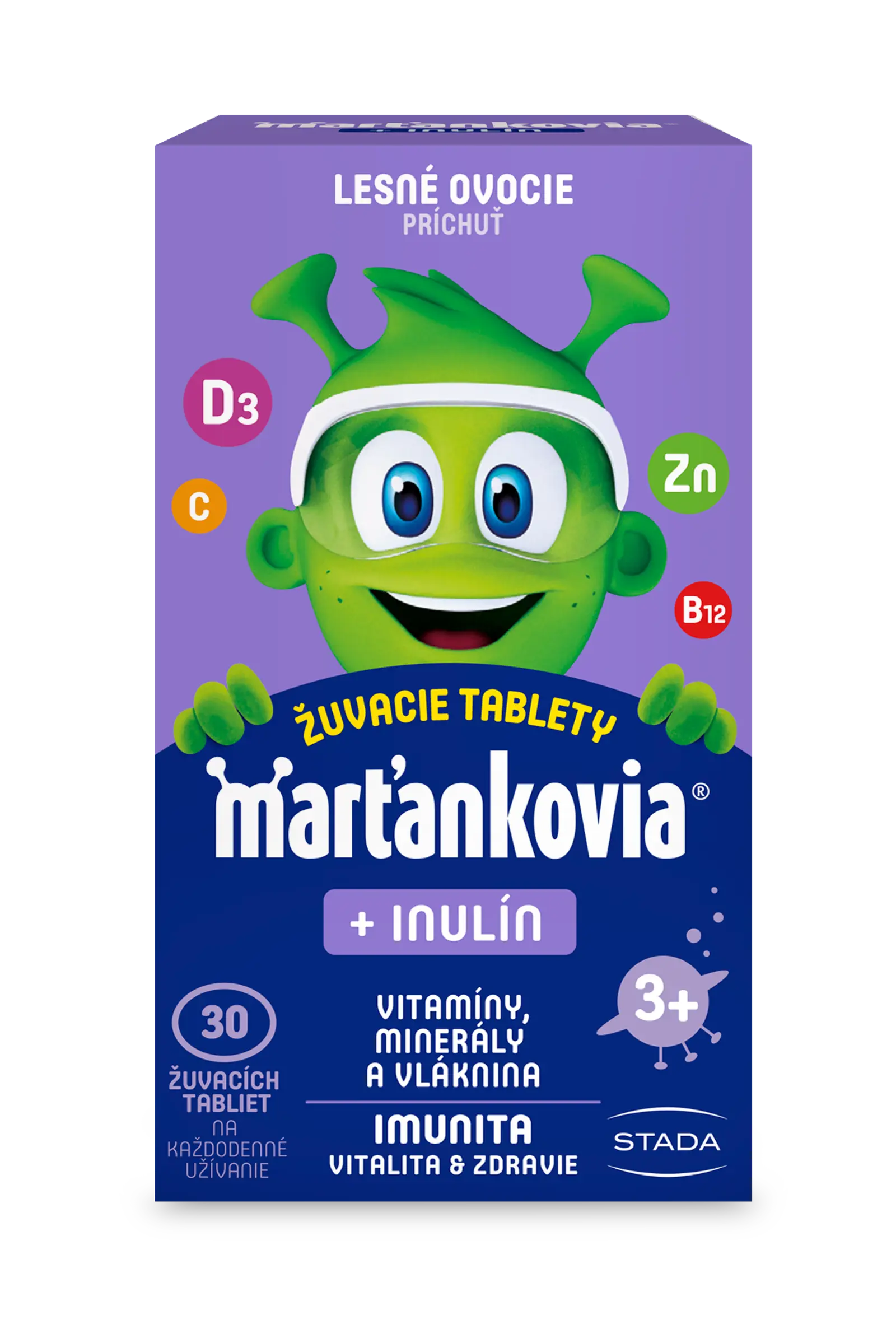Martankovia Inulin Lesne ovocie 30tbl